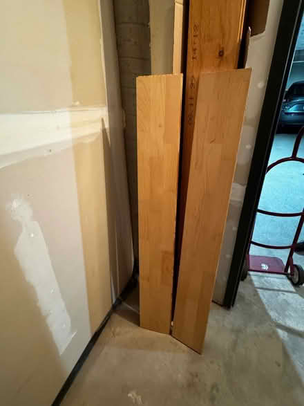 Photo of free Hardwood floor planks —remnants (Queen Anne) #1