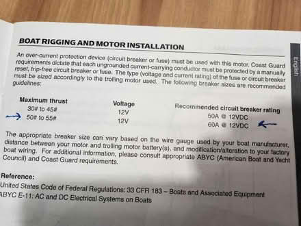 Photo of free Minnkota Endura C2 trolling motor (Gloucester) #4