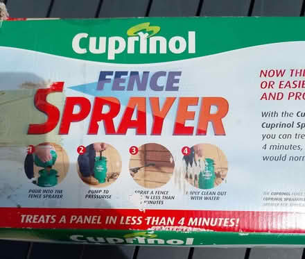 Photo of free Cuprinol fence sprayer (Hucclecote GL3) #3
