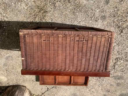 Photo of free Brown wicker chest (SE19) #3