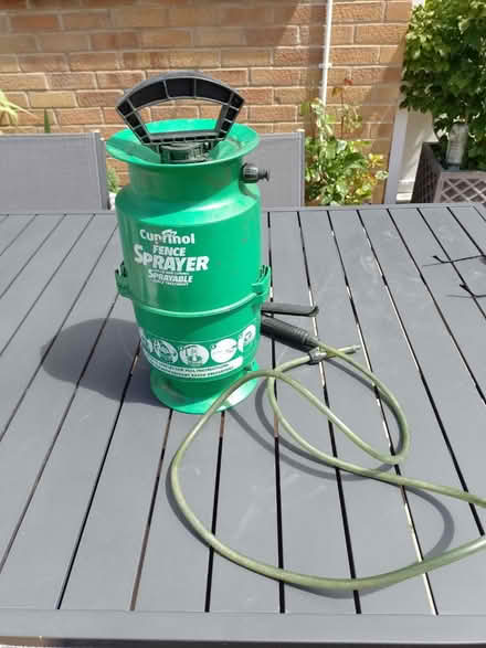 Photo of free Cuprinol fence sprayer (Hucclecote GL3) #1