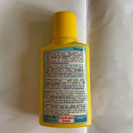 Photo of free Fish tank water treatment solution (Bedford) #2
