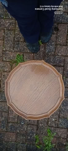 Photo of free Wee wooden occasional side table (Woodley RG5) #2