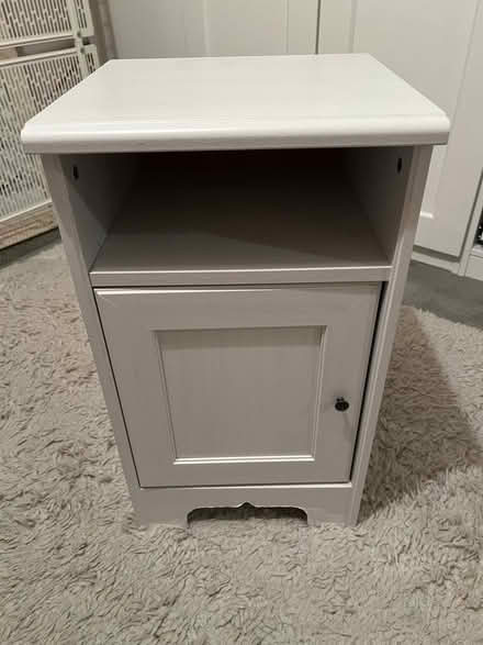 Photo of free White bedside cabinet (Chiswick Ground W4) #1