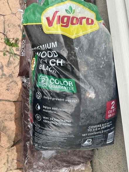 Photo of free Black and Brown Bags of Mulch (West Revere) #3