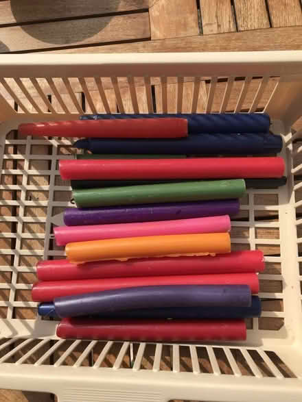 Photo of free Assorted coloured candles (Braintree CM7) #1
