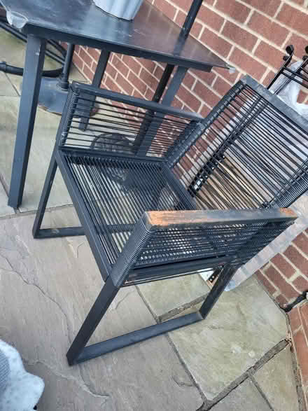 Photo of free Garden table and 1 chair metal (PR4) #1