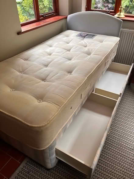 Photo of free Single bed with draws and mattress (Pulborough) #1