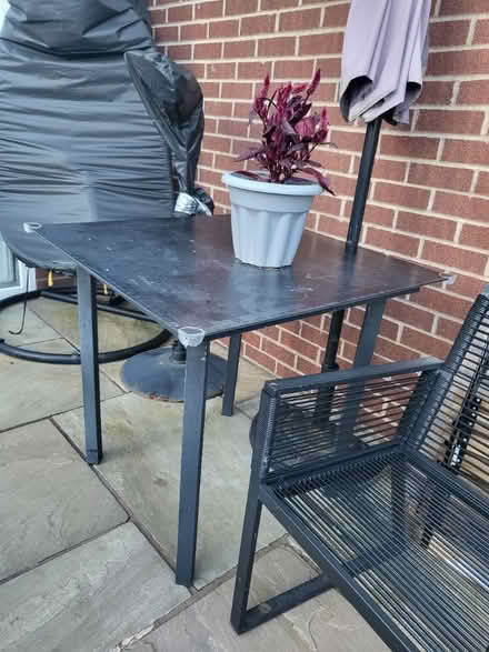 Photo of free Garden table and 1 chair metal (PR4) #2