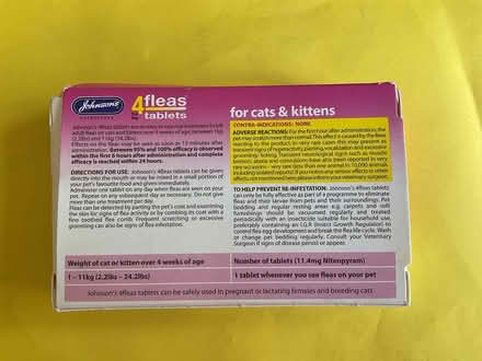 Photo of free Cat flea tablets (Bedford) #2