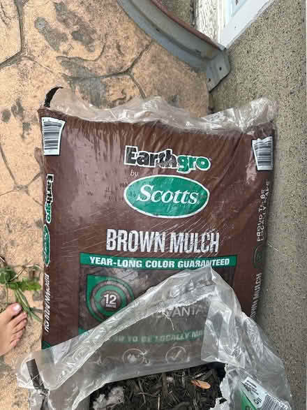 Photo of free Black and Brown Bags of Mulch (West Revere) #2