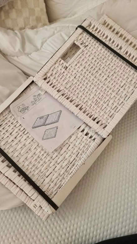 Photo of free White IKEA branas basket (SE18) #1