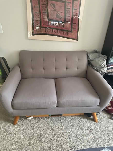 Photo of free 2 gray couches (Chinatown) (Washington DC) #1