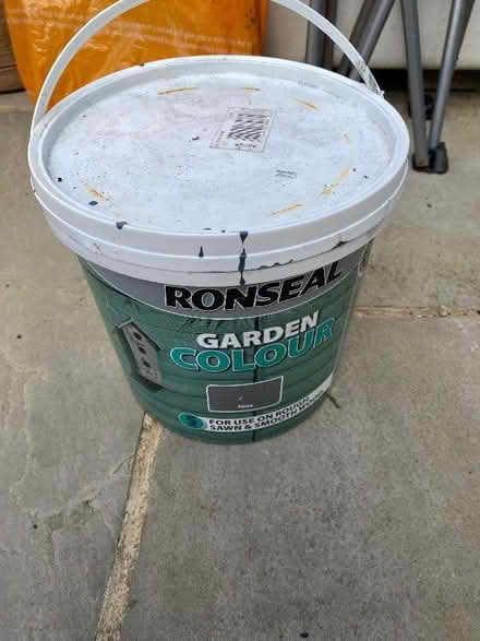 Photo of free Garden paint stain in slate (Peckham SE15) #1