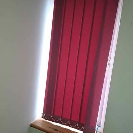 Photo of free Vertical Window Blind - burgundy/wine colour (Saltdean BN2) #1