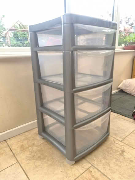 Photo of free Set of 4 Plastic storage drawers. (Polegate BN26) #2