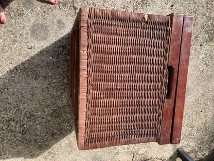 Photo of free Brown wicker chest (SE19) #4