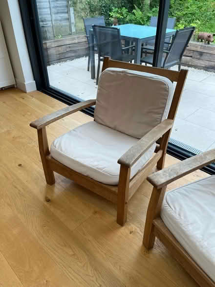 Photo of free Sofa and armchair (Dorking) #2