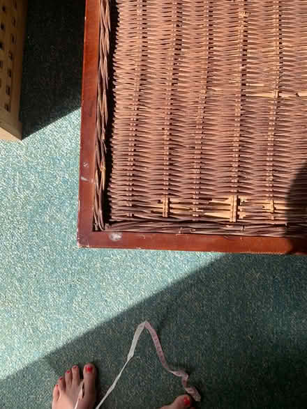 Photo of free Brown wicker chest (SE19) #1