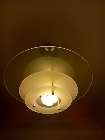 Photo of free Two glass lamp shades for ceiling lights (Taverham NR8)