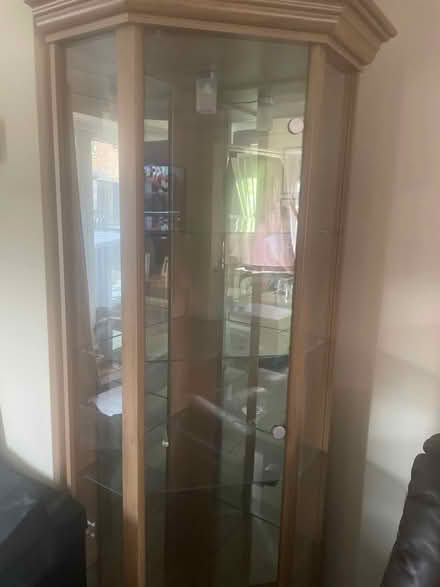 Photo of free Corner display cabinet with light (Chingford E4) #2