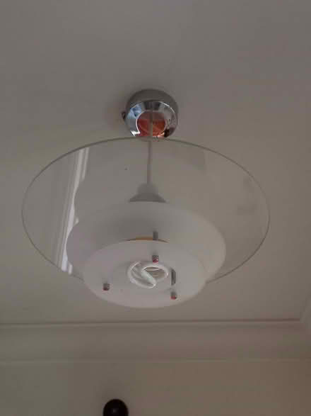 Photo of free Two glass lamp shades for ceiling lights (Taverham NR8)