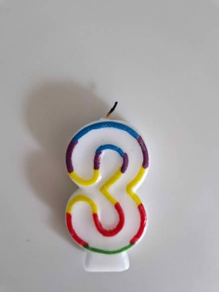 Photo of free Birthday candle 3 years (Cambridge CB1 (coleridge)) #1