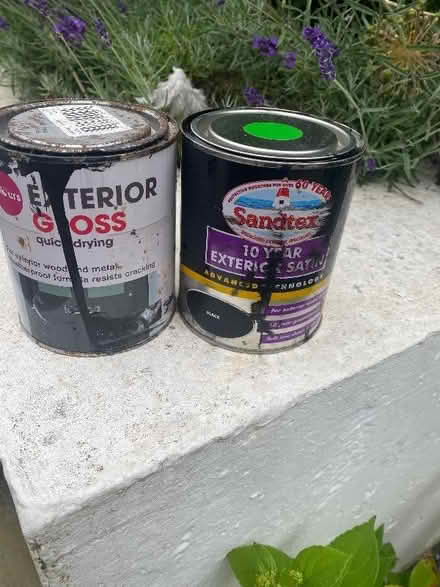 Photo of free Cans of black gloss (Peckham SE15) #1