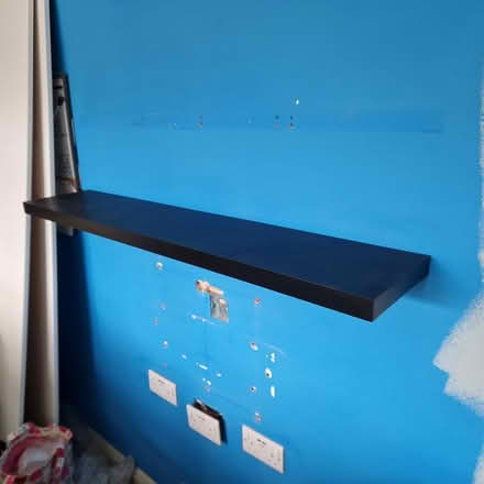 Photo of free 3 floating black shelves (West Wickham) #1
