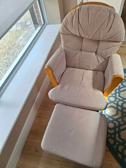 Photo of free Nursery rocking chair and stool (Dundrum) #1