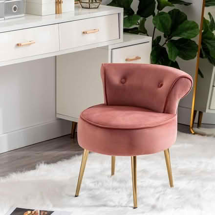 Photo of Vanity chair/stool (Blackburn) #1