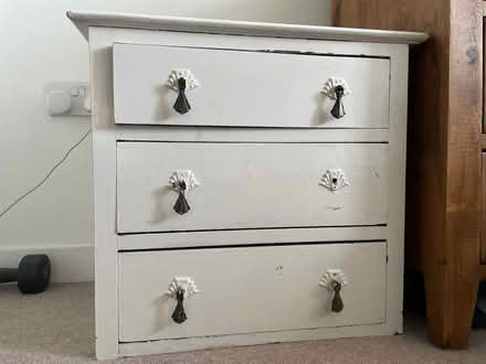 Photo of free Small shabby chic drawers, white (Stepney E1) #3
