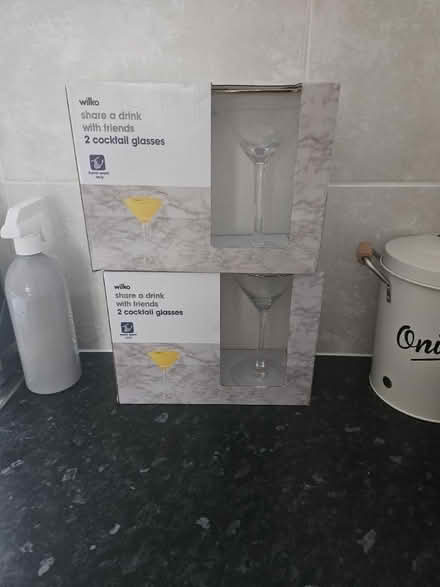 Photo of free 4 cocktail glasses (Telford) #1