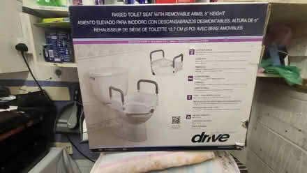 Photo of free Toilet seat riser with grab bars (Redhouse, Swindon, SN25) #4