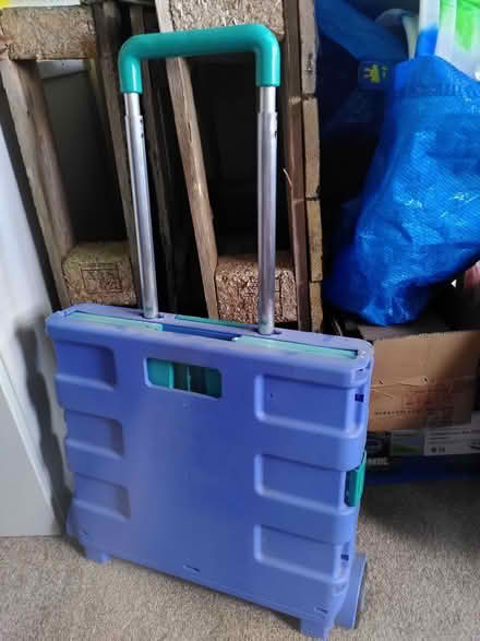 Photo of free Collapsible square plastic trolley (Northchurch HP4) #2