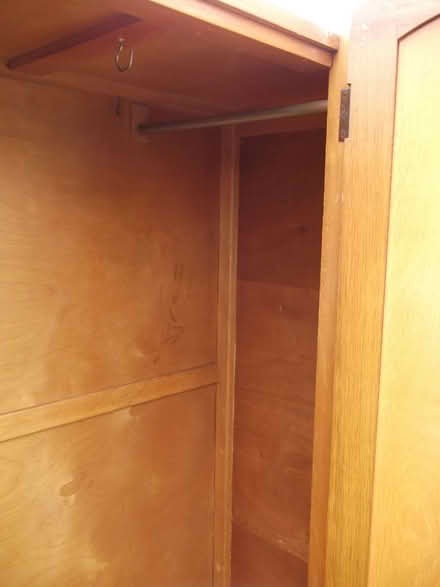 Photo of free Older wooden wardrobe (Hyde Lea ST17) #3