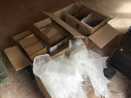 Photo of free Cardboard boxes & bubble wrap (Leamington Spa CV32) #1