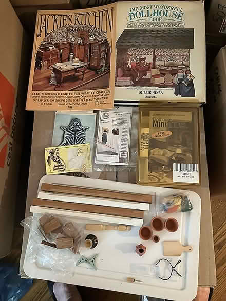 Photo of free Dollhouse books and odds & ends (Kitchener, near Victoria Park) #1