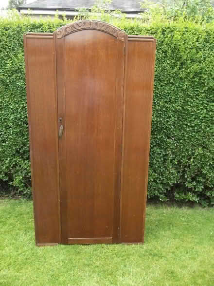 Photo of free Older wooden wardrobe (Hyde Lea ST17) #4