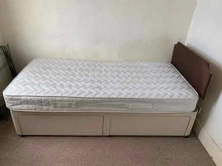 Photo of free Single Divan Bed and Mattress (Weston) #2