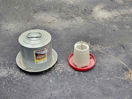 Photo of free Chicken feeder and water fount (Near Shaw's in Groton) #1