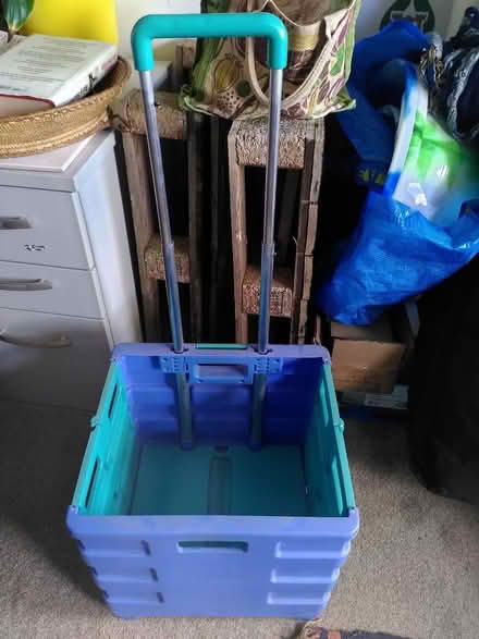 Photo of free Collapsible square plastic trolley (Northchurch HP4) #3