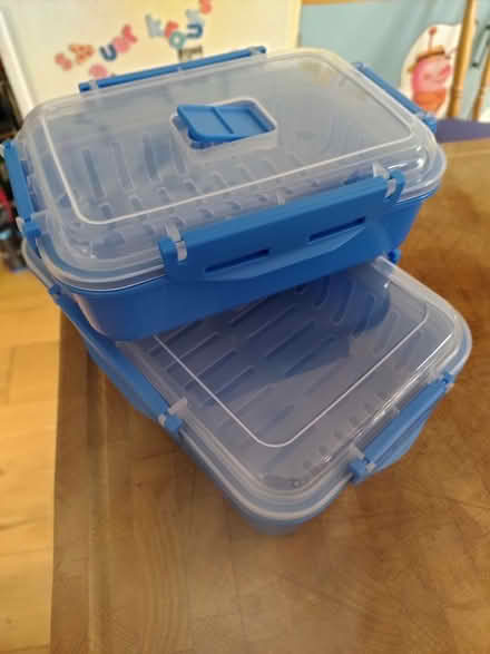 Photo of free 2 food storage boxes with steaming baskets (Northchurch HP4) #1