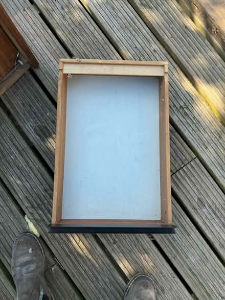 Photo of free 1980s Teak large office desk (Brighton BN2) #4