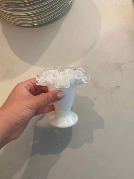 Photo of free Small white vase (Encino) #1