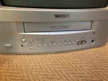 Photo of free Toshiba Portable TV/ VCR Combi (Kinross KY13) #2