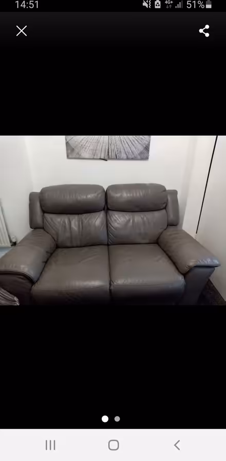 Photo of free 2 seater sofa (S5 parson Cross) #1
