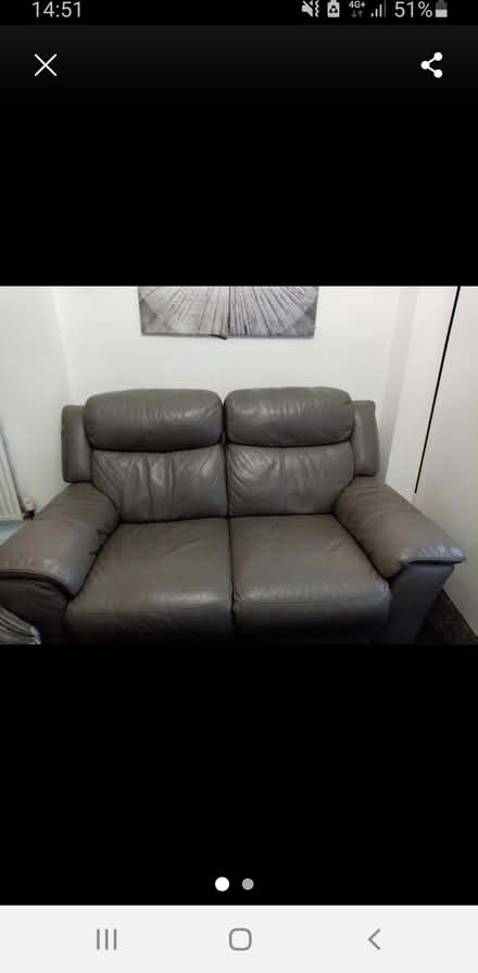 Photo of free 2 seater sofa (S5 parson Cross) #1