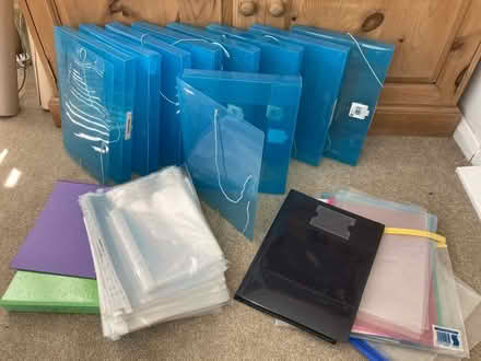 Photo of free Various folders, plastic wallets, files etc (Scotton HG5) #1
