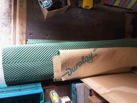 Photo of free 2 pieces of durolay carpet underlay 11ft x 4ft (The Rock TF3) #1